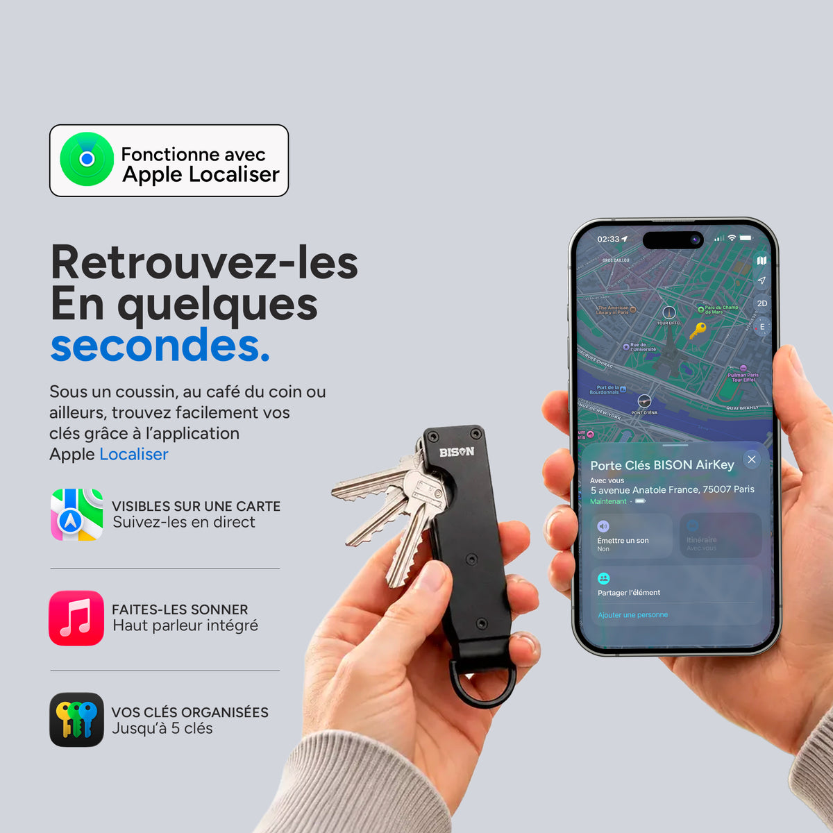 Porte Clés BISON™ AirKey