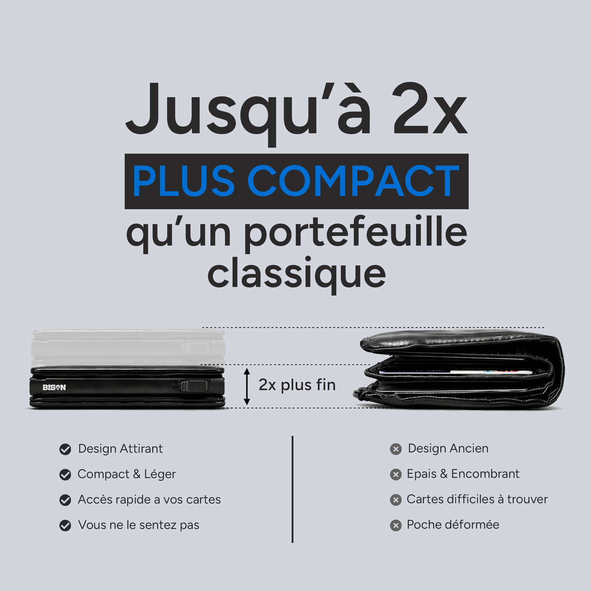 Portefeuille BISON™ Wallet 2.0