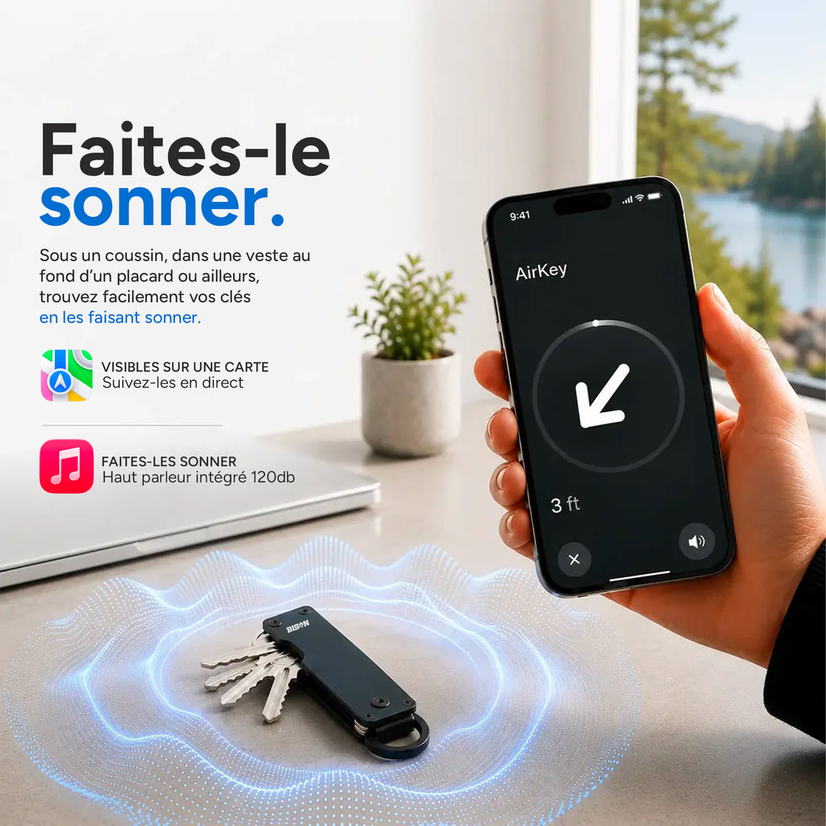 Porte Clés BISON™ AirKey